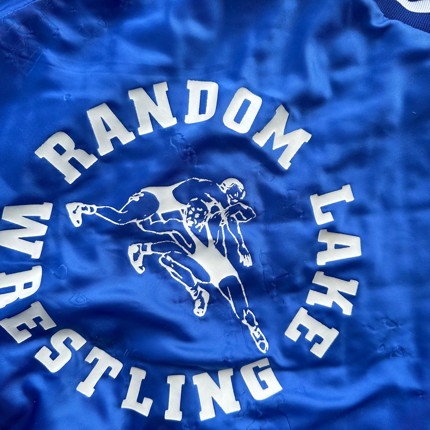 Chain Stitch Random Lake Wrestling Jacket S