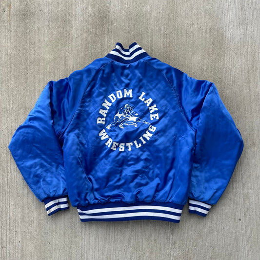 Chain Stitch Random Lake Wrestling Jacket S