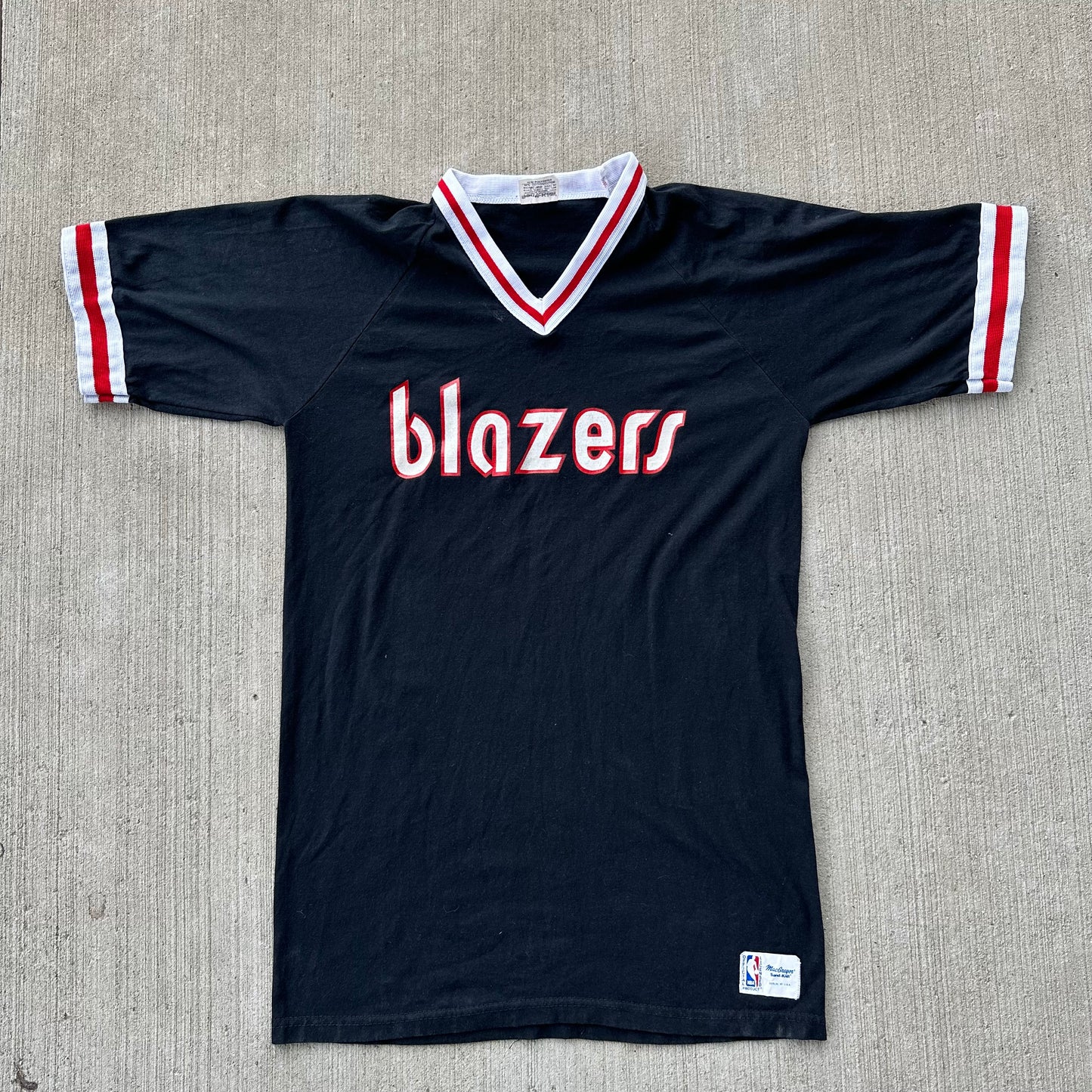 Portland Trail Blazer Sand Knit Jersey L