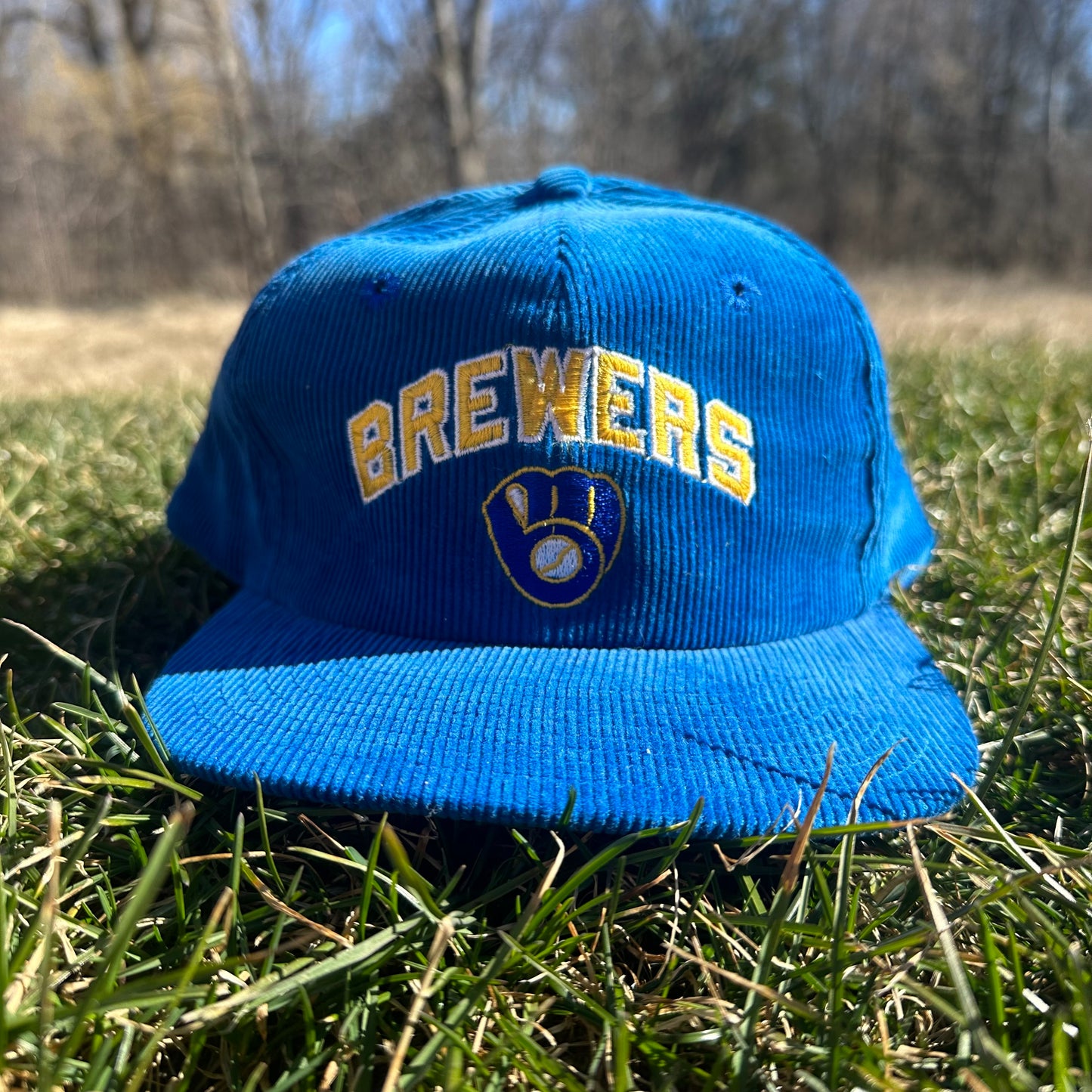 Dead Stock Milwaukee Brewers Corduroy Snapback Hat