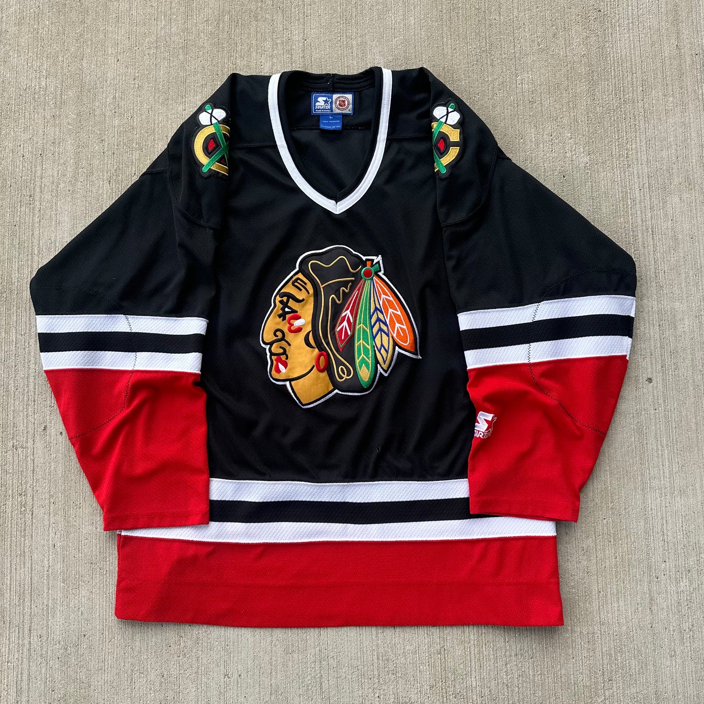 Chicago Blackhawks Starter Jersey L