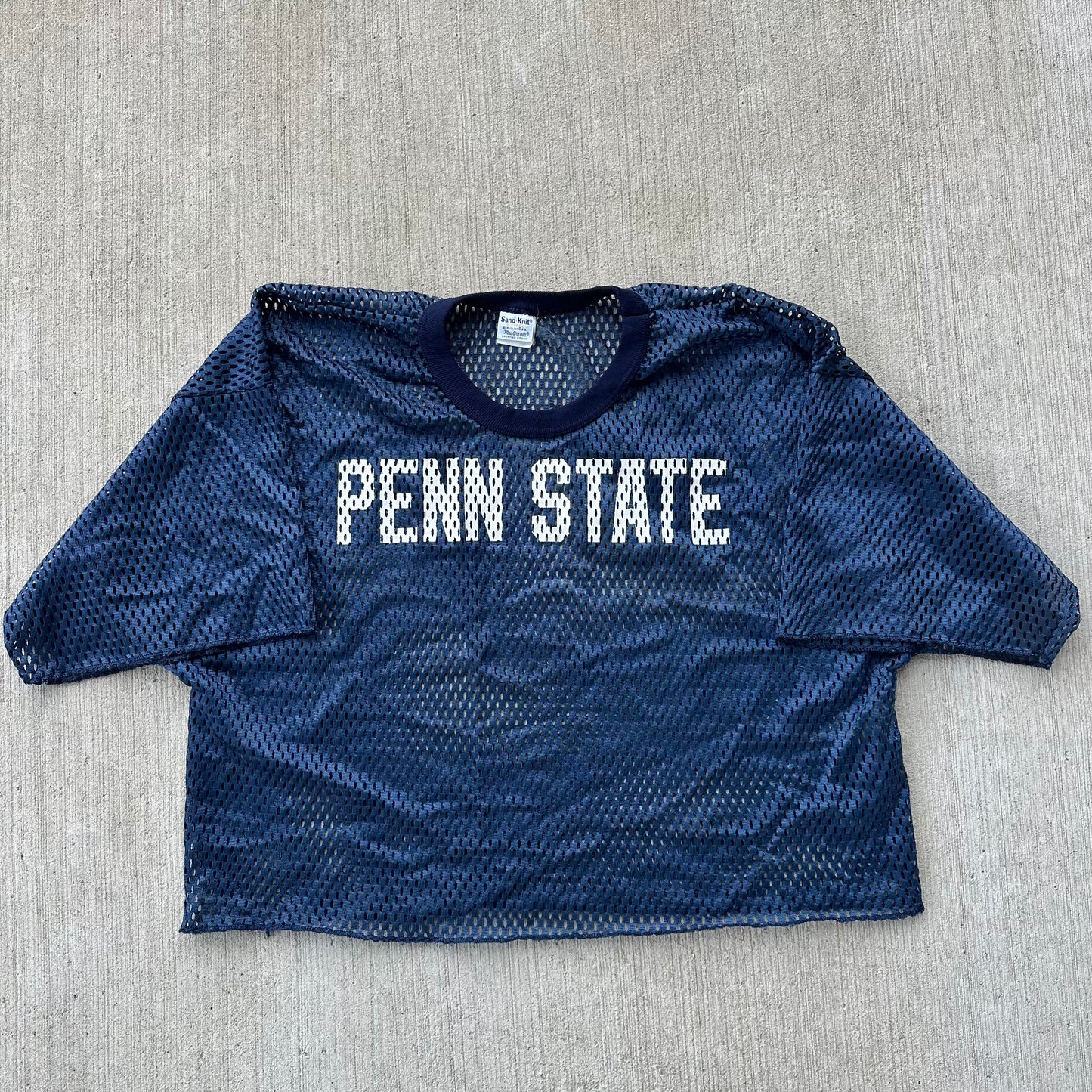 Penn State Sand Knit Mesh Crop Top Jersey XL