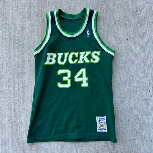 Sand Knit Milwaukee Bucks Terry Cummings Jersey M