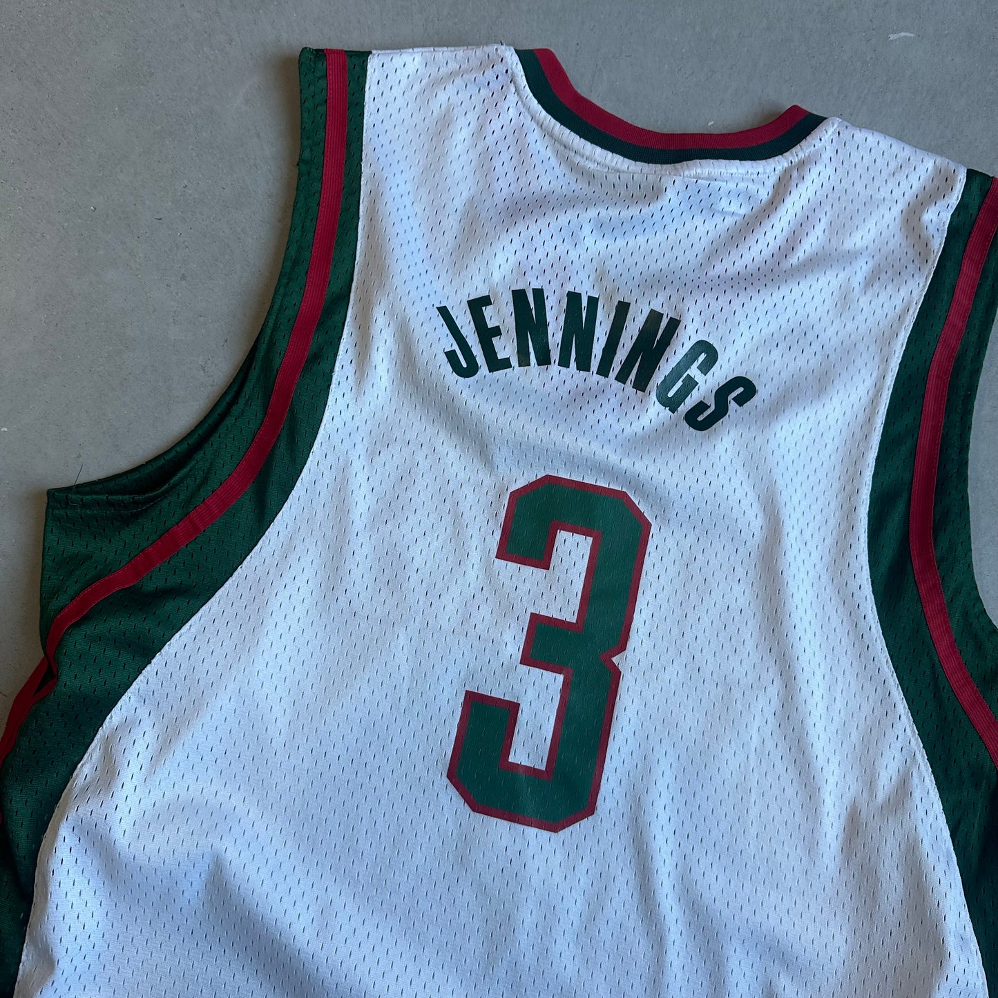 Milwaukee Bucks Brandon Jennings Adidas Jersey L