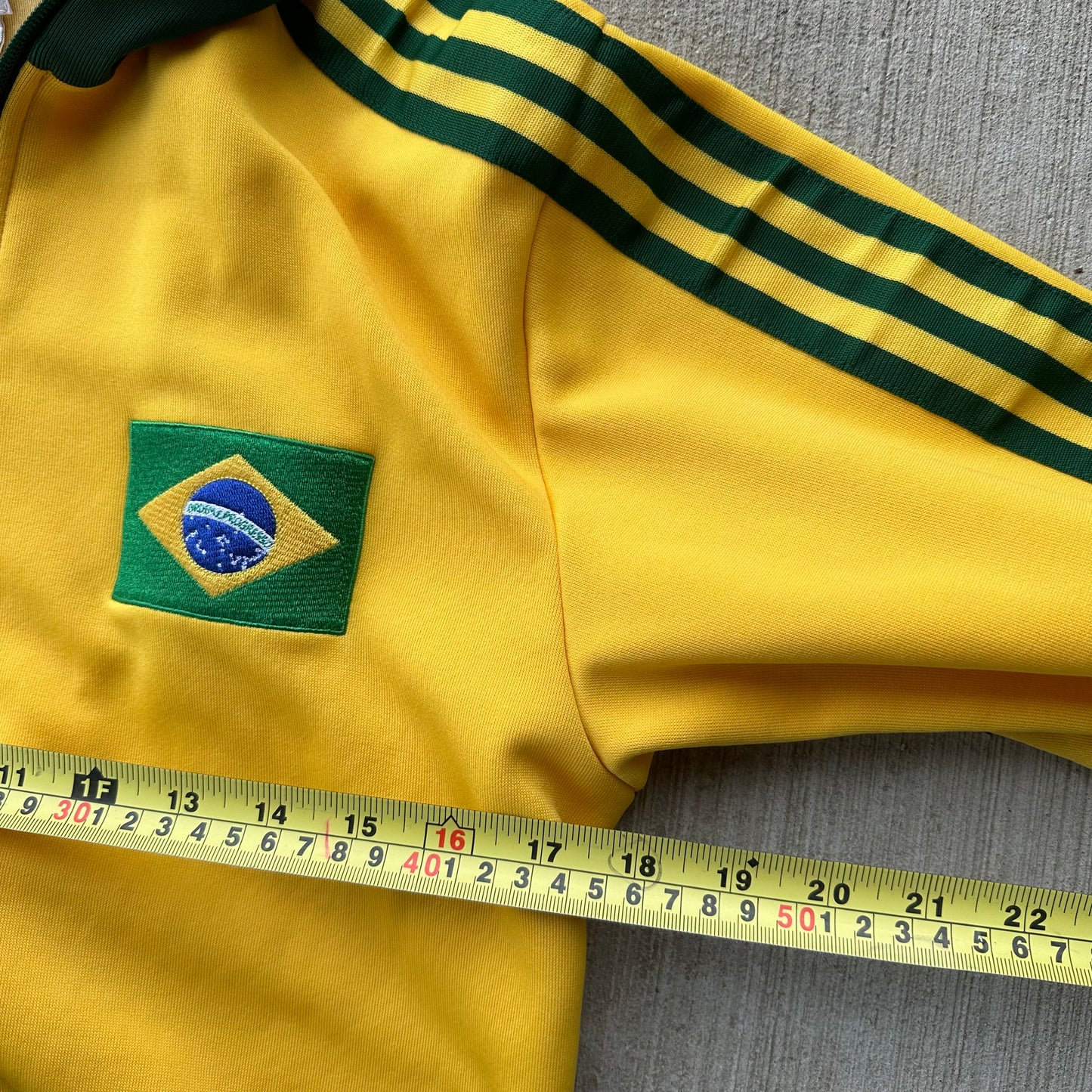 Y2K Adidas Brazil Track Jacket S