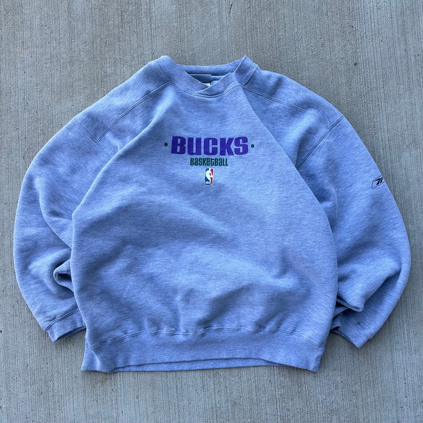 Reebok Milwaukee Bucks Crewneck L