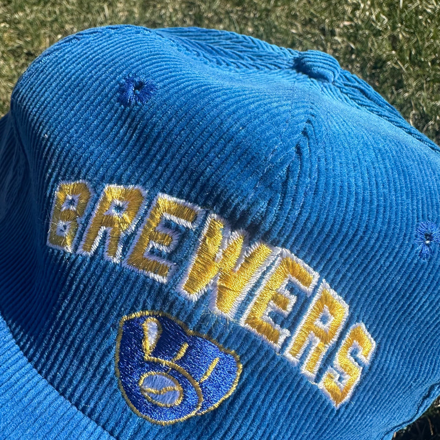 Dead Stock Milwaukee Brewers Corduroy Snapback Hat