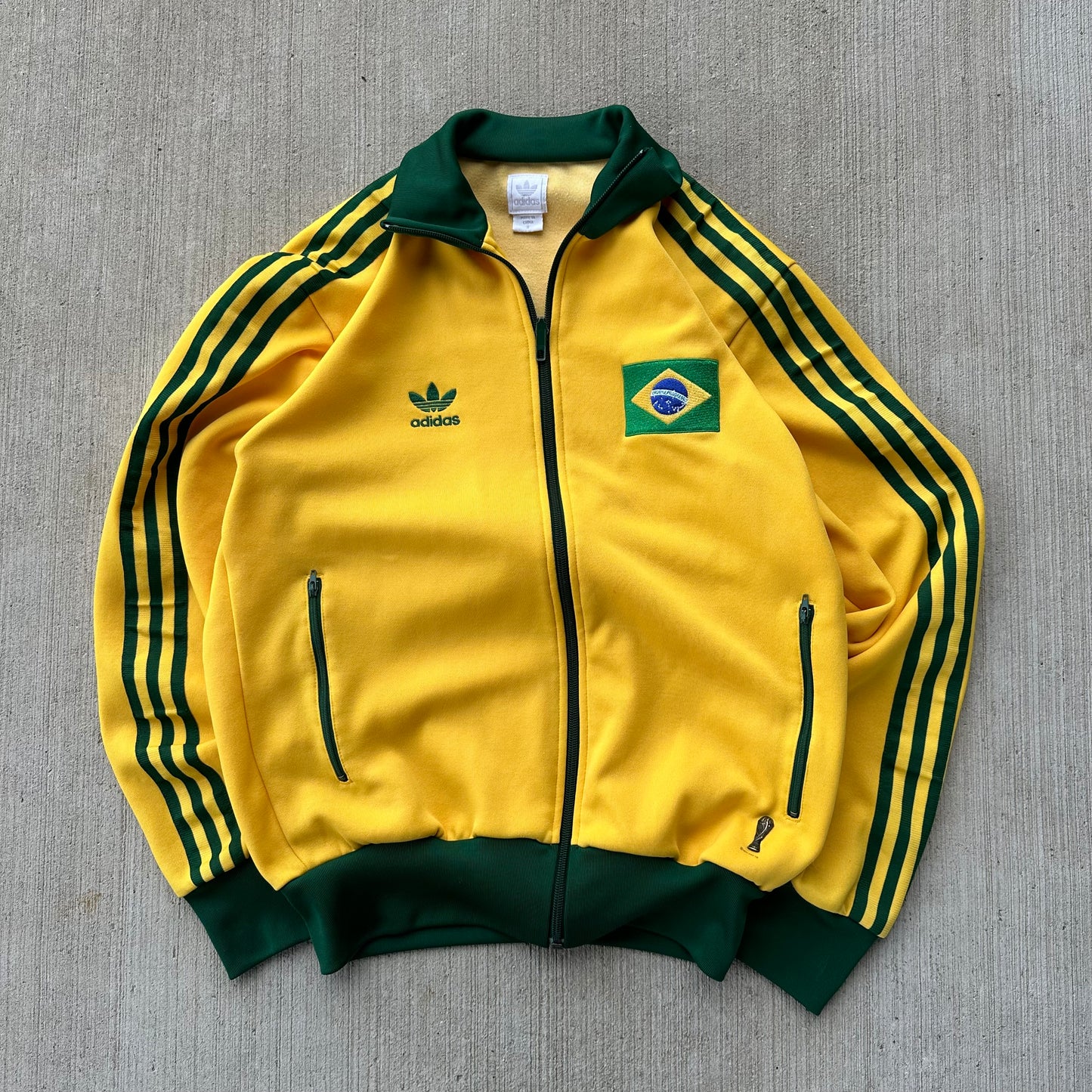 Y2K Adidas Brazil Track Jacket S