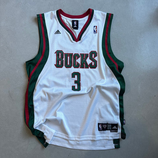 Milwaukee Bucks Brandon Jennings Adidas Jersey L